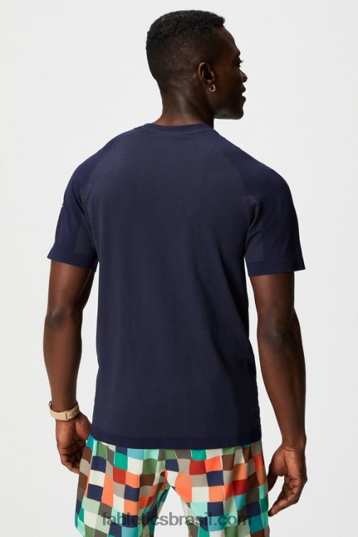 Fabletics marinha profunda 420HR3464 o tee do dia de treinamento 175 homens
