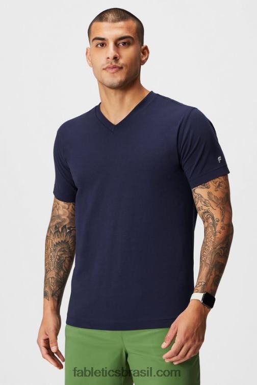 Fabletics marinha profunda 420HR3495 o pescoço 24-7 v homens