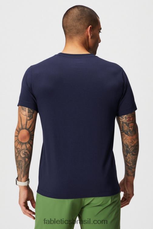 Fabletics marinha profunda 420HR3495 o pescoço 24-7 v homens