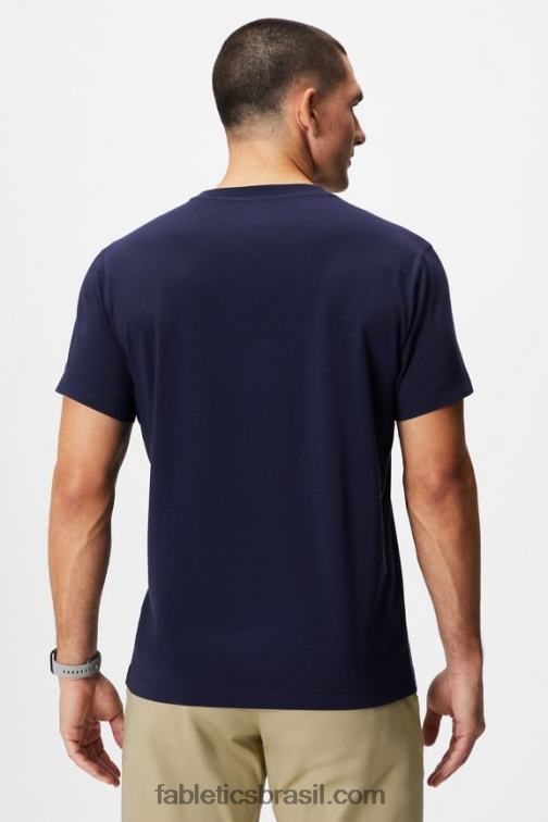 Fabletics marinha profunda 420HR3509 o tee 24-7 182 homens