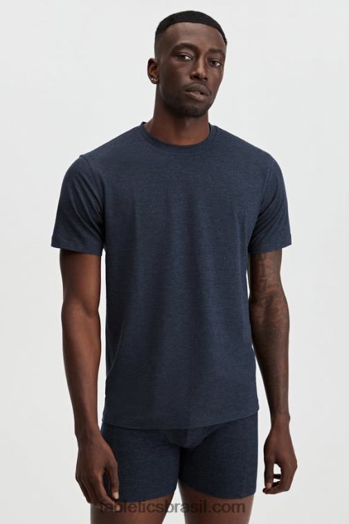 Fabletics marinho clássico 420HR3555 a camiseta restoreknit homens