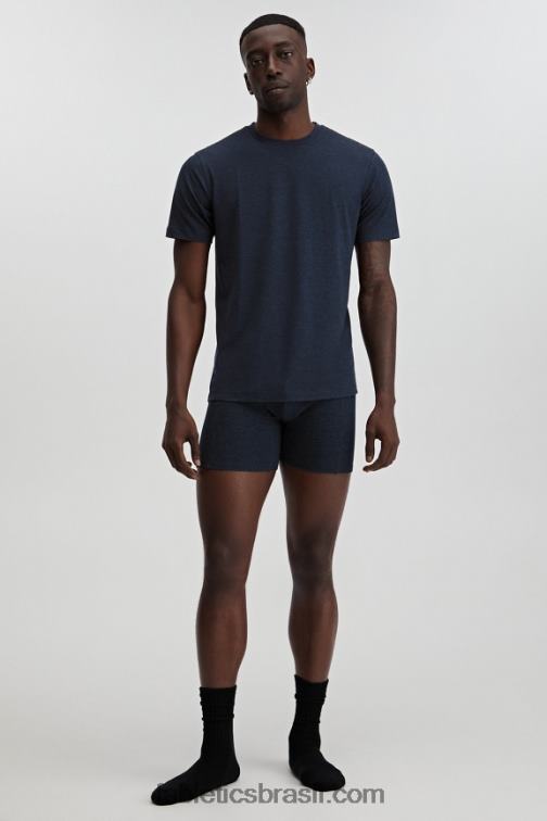 Fabletics marinho clássico 420HR3555 a camiseta restoreknit homens