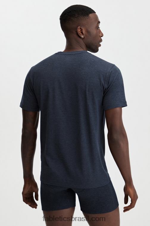 Fabletics marinho clássico 420HR3555 a camiseta restoreknit homens