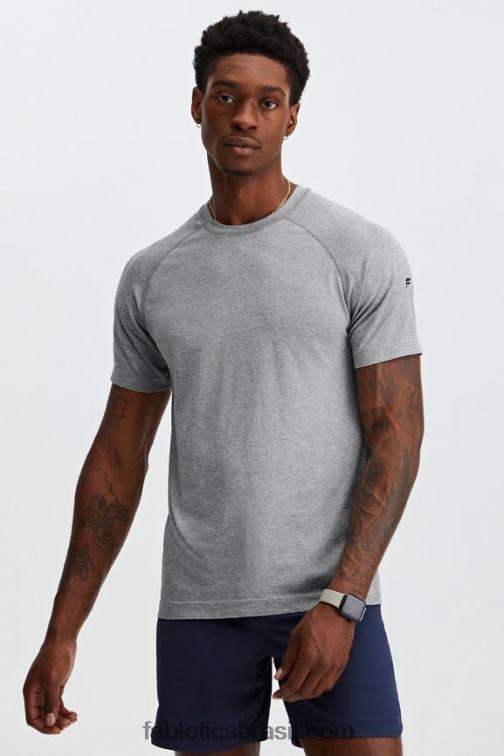 Fabletics meio cinza htr 420HR3479 o tee do dia de treinamento 178 homens