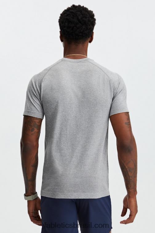 Fabletics meio cinza htr 420HR3479 o tee do dia de treinamento 178 homens