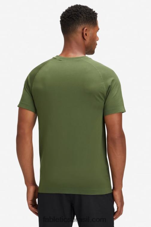 Fabletics musgo escuro 420HR3550 o tee do dia de treinamento 186 homens
