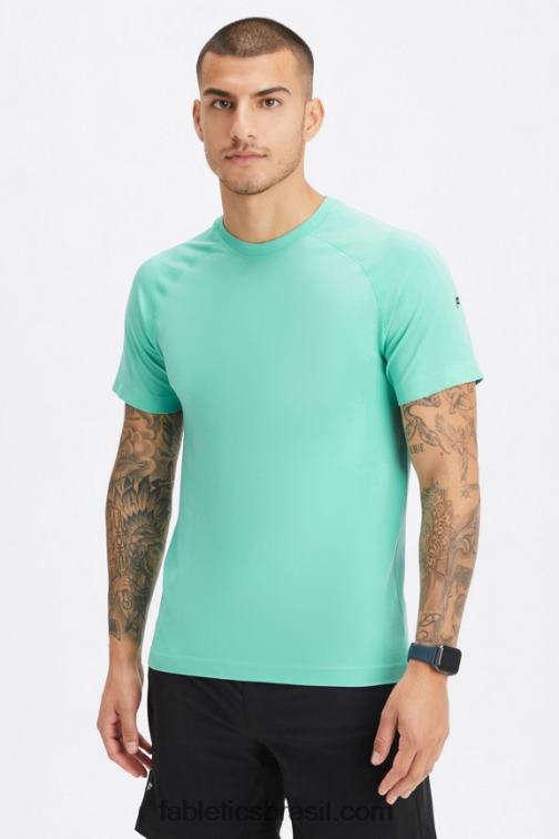 Fabletics névoa de menta 420HR3474 o tee do dia de treinamento 177 homens