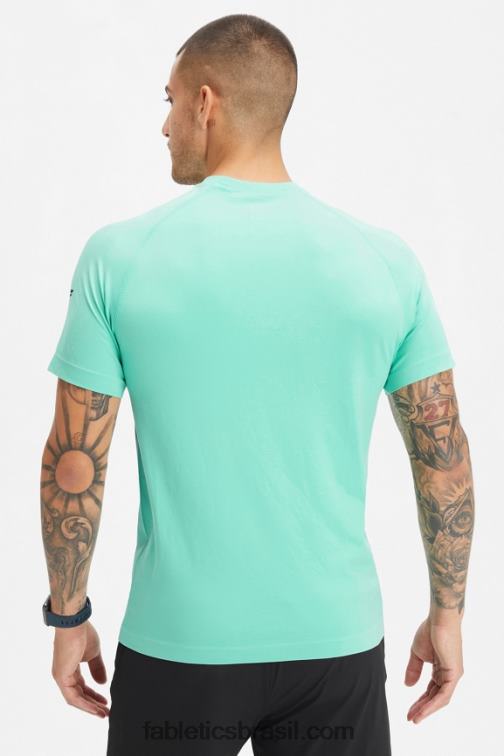 Fabletics névoa de menta 420HR3474 o tee do dia de treinamento 177 homens