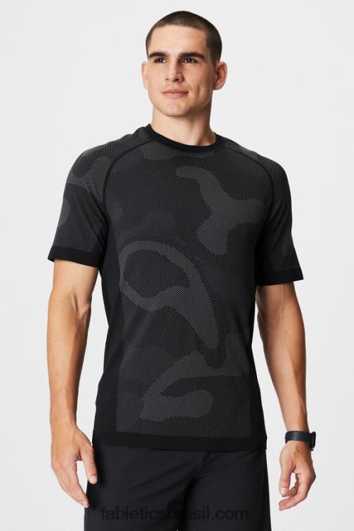Fabletics ondas negras de verão 420HR3460 o tee do dia de treinamento 174 homens