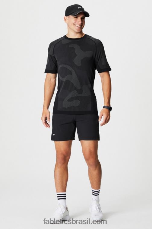 Fabletics ondas negras de verão 420HR3460 o tee do dia de treinamento 174 homens