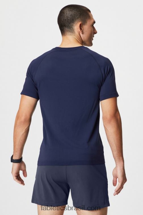 Fabletics oval marinho 420HR3461 o tee do dia de treinamento 174 homens