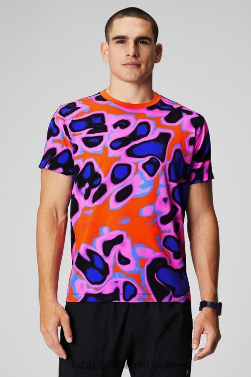 Fabletics paixão laranja verão loucura 420HR3504 o tee 24-7 181 homens