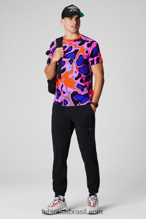 Fabletics paixão laranja verão loucura 420HR3504 o tee 24-7 181 homens