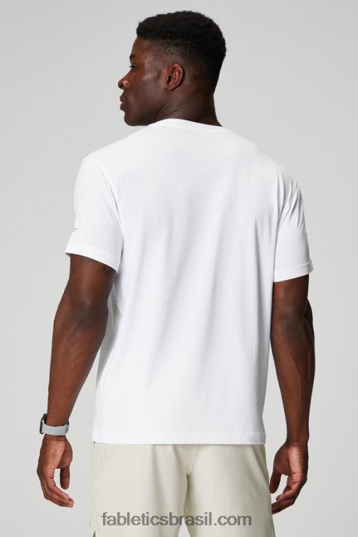Fabletics ponto corrente branco clássico 420HR3541 o tee 24-7 184 homens