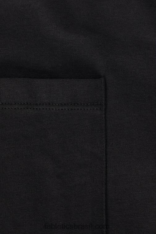 Fabletics preto 420HR3448 a camiseta de bolso 24-7 homens