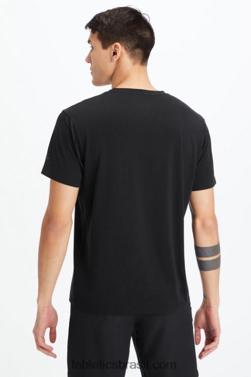 Fabletics preto 420HR3491 o pescoço 24-7 v homens