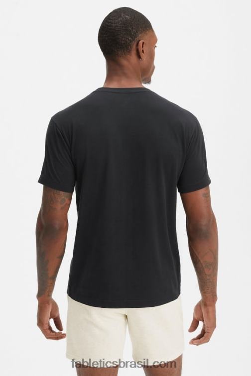 Fabletics preto 420HR3545 o tee 24-7 185 homens