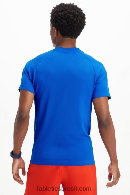 Fabletics raça azul 420HR3488 o tee do dia de treinamento 180 homens
