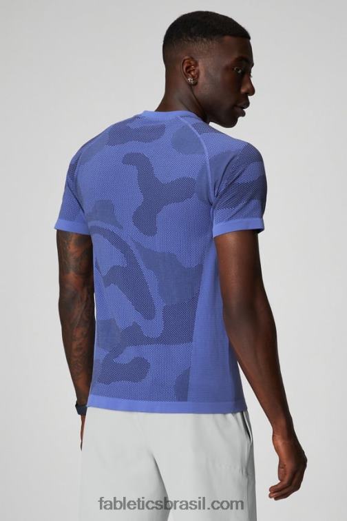 Fabletics soco de pervinca ondas de verão 420HR3459 o tee do dia de treinamento 174 homens