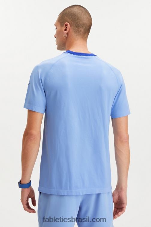 Fabletics vapor azul 420HR3485 o tee do dia de treinamento 179 homens