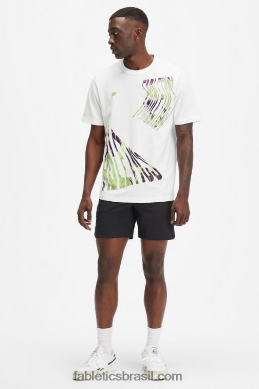 Fabletics wavelética branca 420HR3530 a camiseta r&r homens