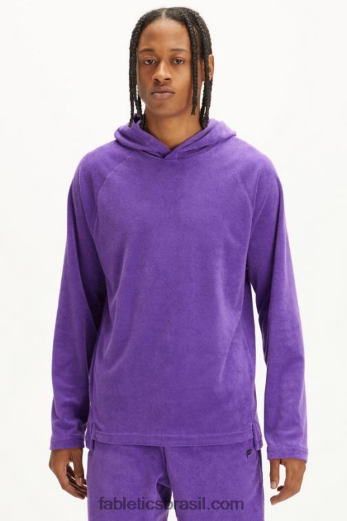 Fabletics ameixa real 420HR3728 moletom com capuz da ilha homens