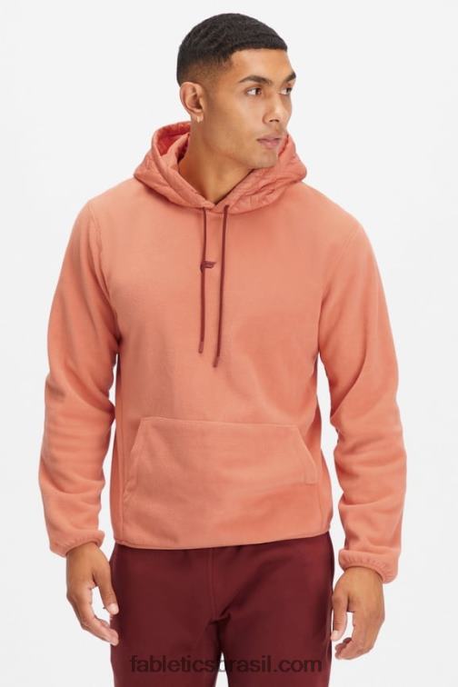 Fabletics argila de arenito 420HR3710 moletom com capuz da cidade de pinheiro homens