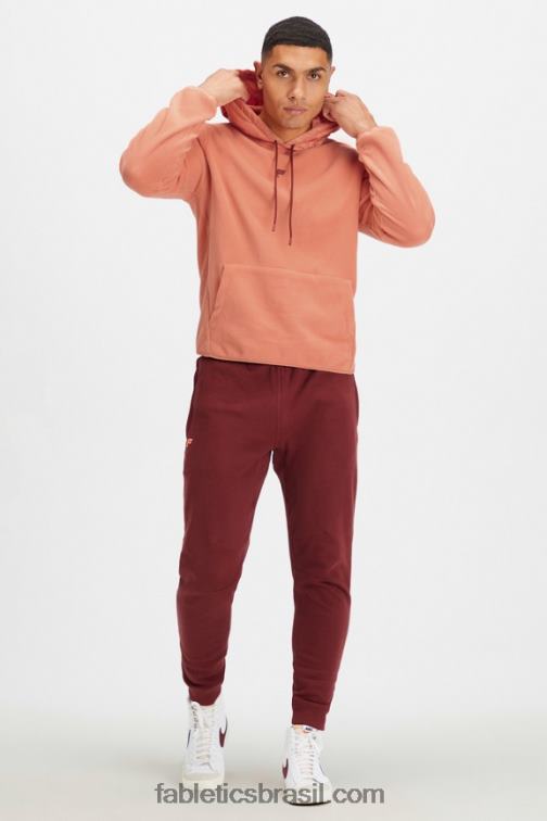 Fabletics argila de arenito 420HR3710 moletom com capuz da cidade de pinheiro homens