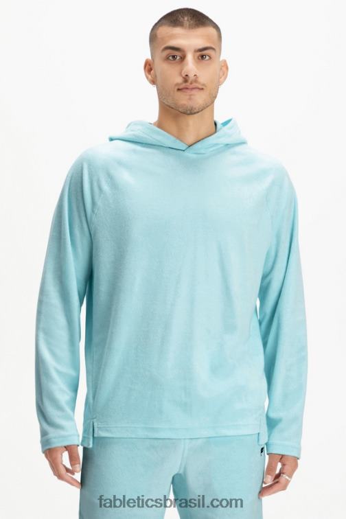 Fabletics azul nórdico 420HR3727 moletom com capuz da ilha homens