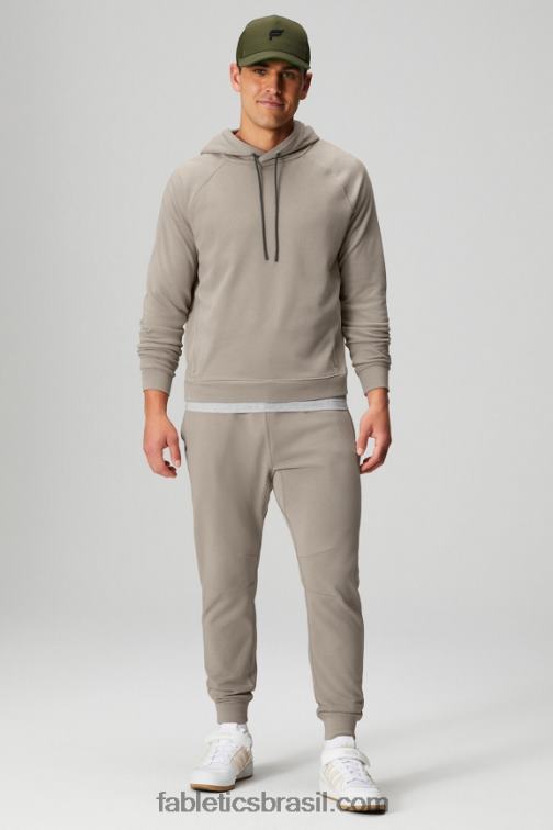 Fabletics caqui brutalista 420HR3655 o moletom com capuz leve homens