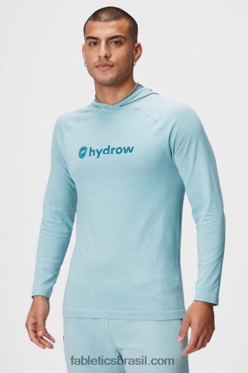 Fabletics hidro azul claro 420HR3621 moletom do dia de treino homens