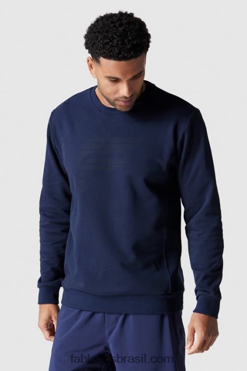 Fabletics logotipo de ponto reflexivo da marinha 420HR3717 a equipe da quadra homens