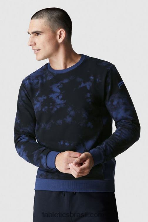 Fabletics logotipo emb azul stratus 420HR3718 a equipe da quadra homens