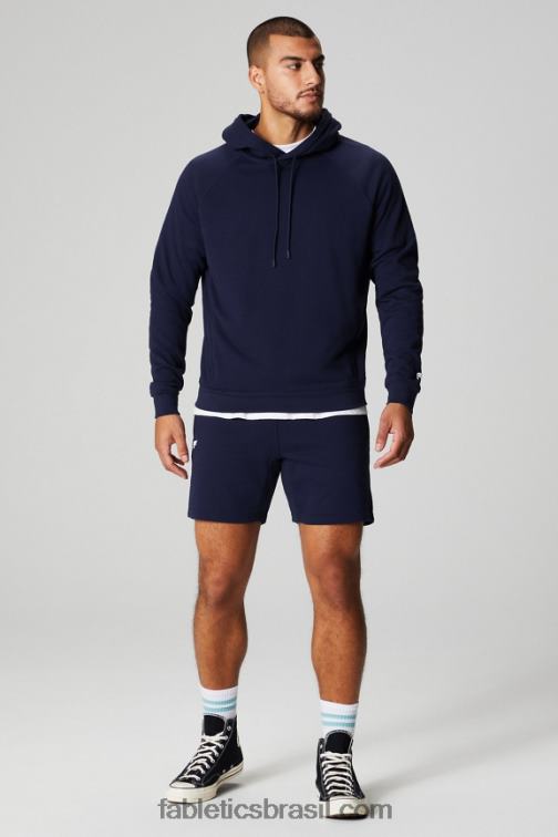 Fabletics marinha profunda 420HR3652 o moletom com capuz leve homens