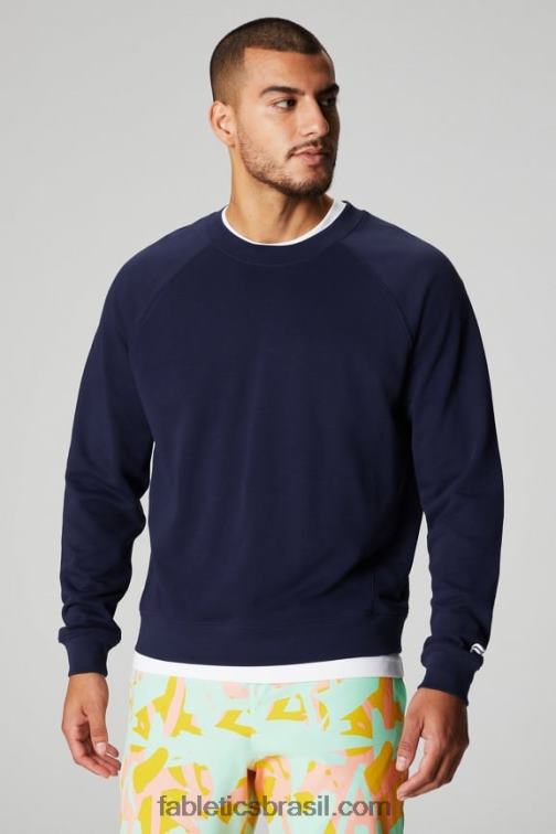 Fabletics marinha profunda 420HR3666 a tripulação leve homens