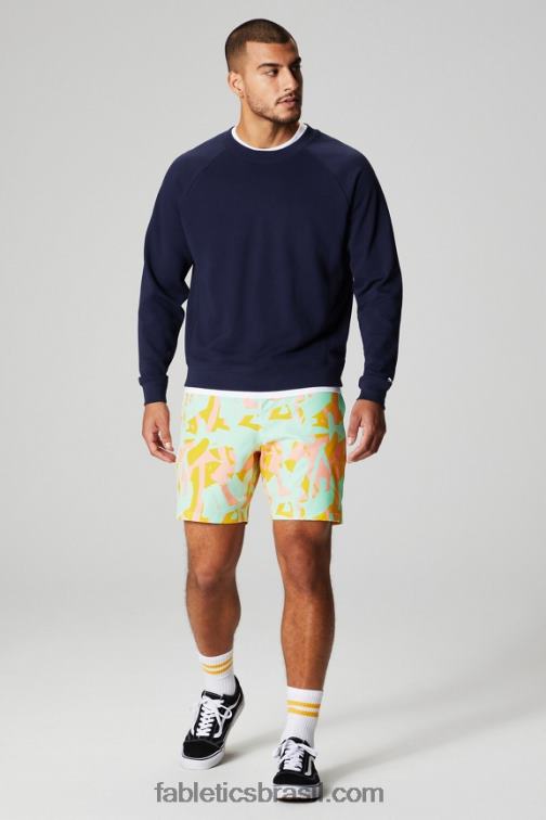 Fabletics marinha profunda 420HR3666 a tripulação leve homens
