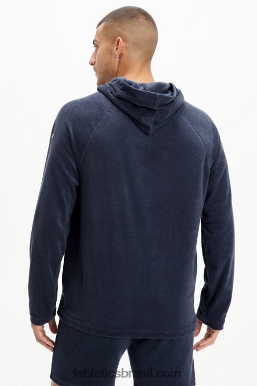 Fabletics marinho clássico 420HR3726 moletom com capuz da ilha homens