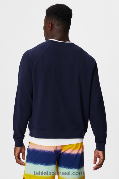 Fabletics mergulho marinho profundo 420HR3667 a tripulação leve homens