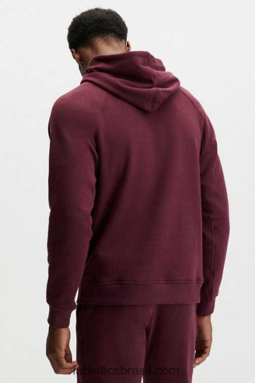Fabletics merlot brilho rápido logotipo 420HR3725 o moletom pós-jogo homens