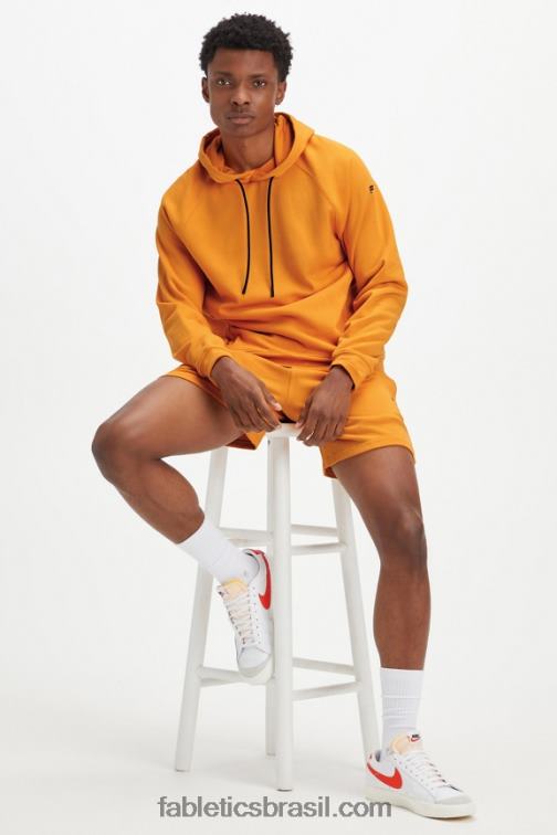Fabletics ocre dourado 420HR3664 o moletom com capuz leve homens