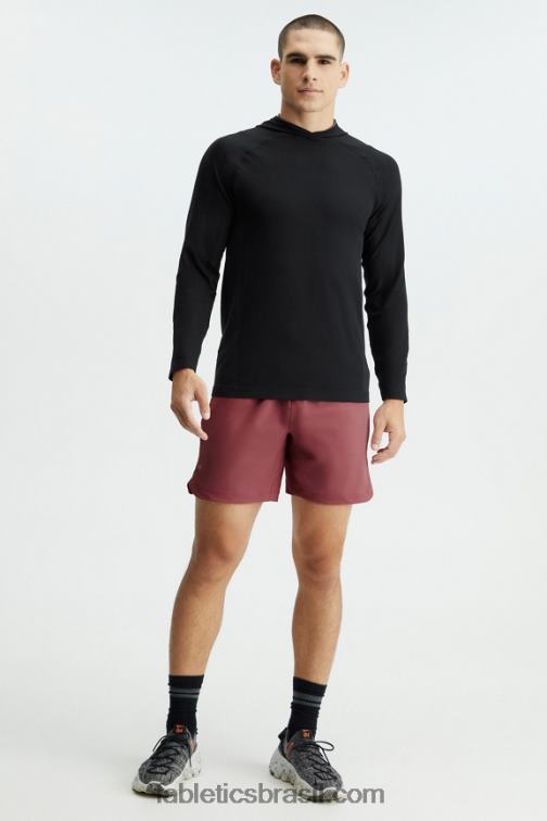 Fabletics preto 420HR3622 moletom do dia de treino homens