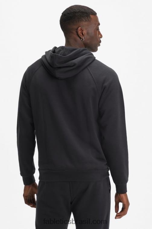 Fabletics preto 420HR3658 o moletom com capuz leve homens