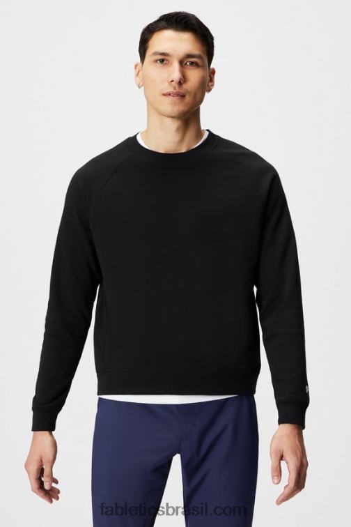 Fabletics preto 420HR3669 a tripulação leve homens