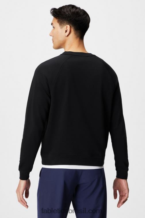 Fabletics preto 420HR3669 a tripulação leve homens