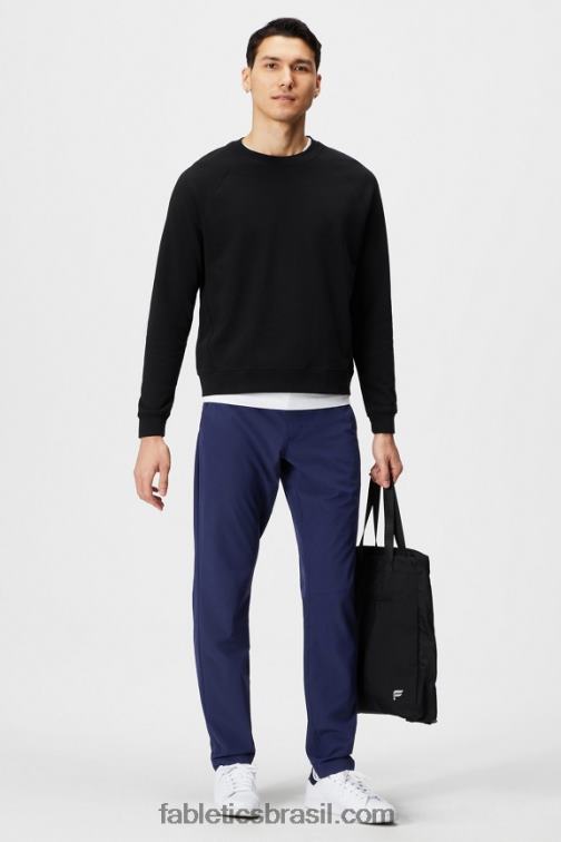 Fabletics preto 420HR3669 a tripulação leve homens
