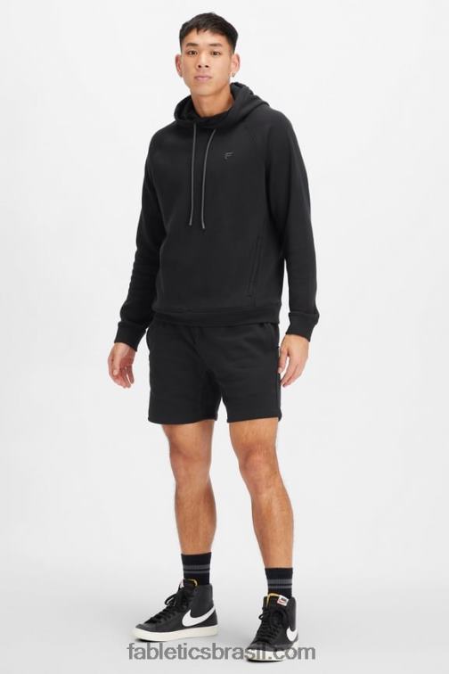Fabletics preto 420HR3686 o moletom com capuz 192 homens