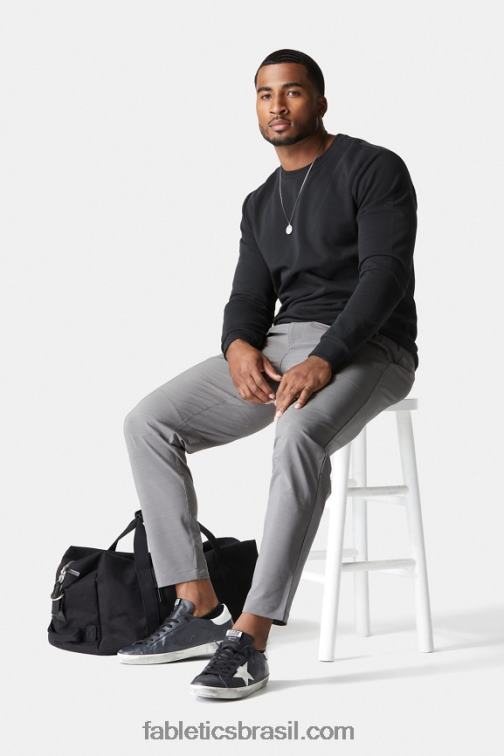 Fabletics preto 420HR3715 a equipe da quadra homens