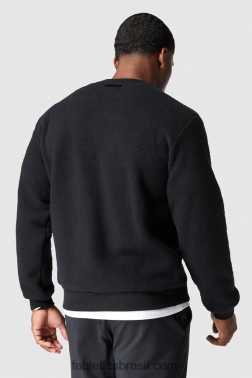 Fabletics preto 420HR3732 a tripulação do explorador homens
