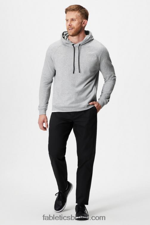 Fabletics urze cinza clássico 420HR3656 o moletom com capuz leve homens