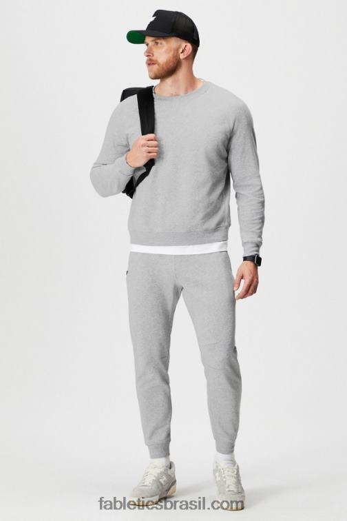Fabletics urze cinza clássico 420HR3670 a tripulação leve homens